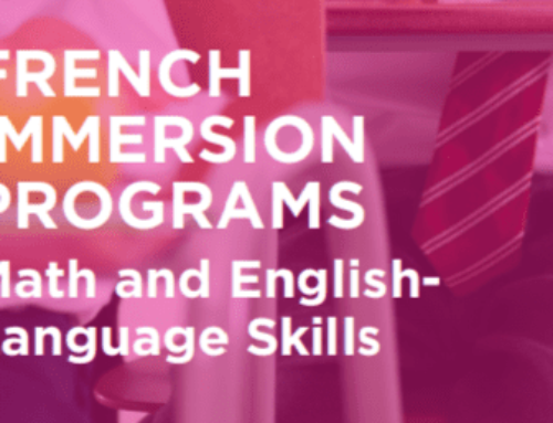 French Immersion Programs: Math and English Language Skills